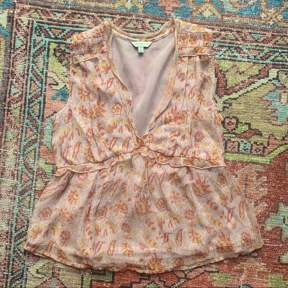 Lucky Brand Floral Blouse